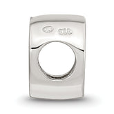 Sterling Silver Reflections Letter D Script Bead